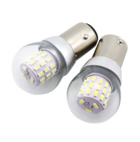 Boat Led Bulb, 3 watts - 10-30 volts BAY15D - Single Light - White - D25*51mm - S25-39L-BAY15D-W-AZLED